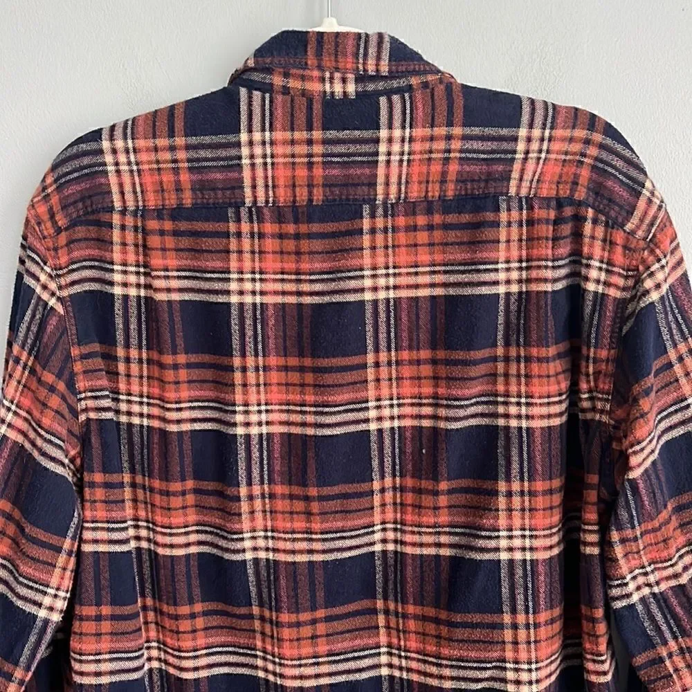 J Crew Men’s L flannel shirt Fall Cozy Autumn casual